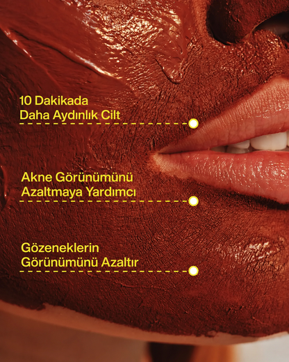 ASARNI™ Ege Kırmızı Kil Maskesi Nar Özlü Canlandırıcı Cilt Bakım Ritüeli